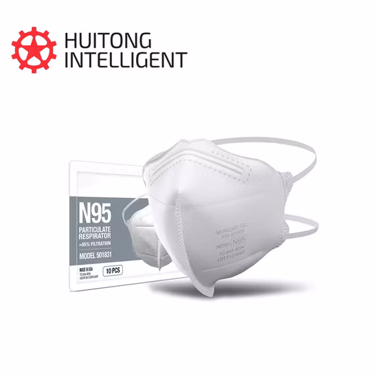 Masque facial pliable automatique faisant la machine avec valve respiratoire