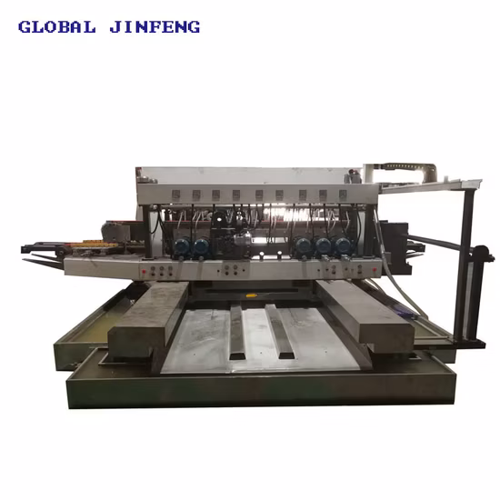 Ligne droite de verre Double Edger meulage et machine de traitement de polissage avec certificat CE (Jfsz