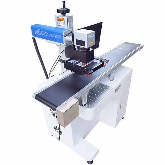 Mise au point automatique portable CCD 20W 30W 50W 60W 100W Jpt Raycus Mopa UV Galvo Machine de marquage d'impression couleur laser à fibre pour métal, plastique, verre, gravure de logo